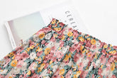 Feria - Plus size Effortless floral chiffon Skirt