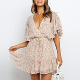 Lily - Flutter Sleeve Mini Dress