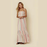 Sorella - Women's Confidence-Boosting Smocked Maxi Dress