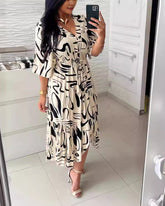 Bellvara™ - Elegant Midi Dress