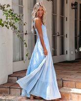 Calive - Flirty & Feminine Smocked Maxi Dress