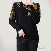 Calisse™ - Elegant Floral Women's Jumper