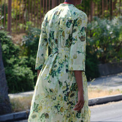 Florta - Buttoned Midi Dress