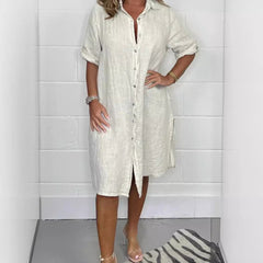 Tarta - Linen Shirt Dress