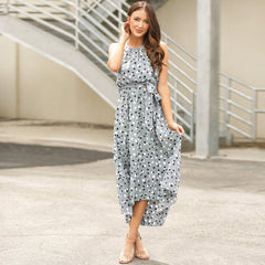 Molly - Polka Dot Sling Midi Dress