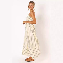 Mikki - Striped Spaghetti Strap Dress