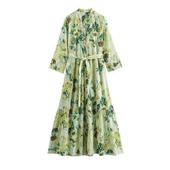 Florta - Buttoned Midi Dress