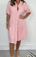 Tarta - Linen Shirt Dress
