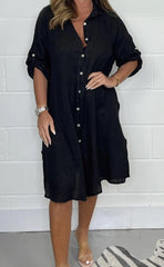 Tarta - Linen Shirt Dress