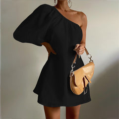 Sena - One-Shoulder Mini Dress