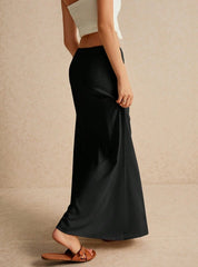 Lyra - Maxi Drawstring Skirt