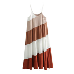 Rozi - Multicolor Sling Midi Dress