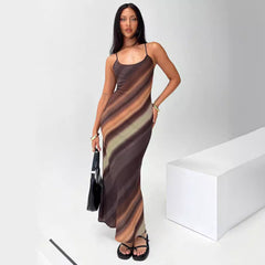 Mika - Gradient Striped Slim Dress
