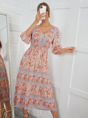 Vinni - Bohemian V-Neck Dress