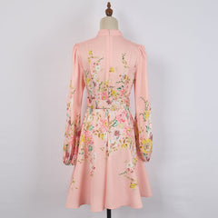 Milena - Lantern Sleeve Dress